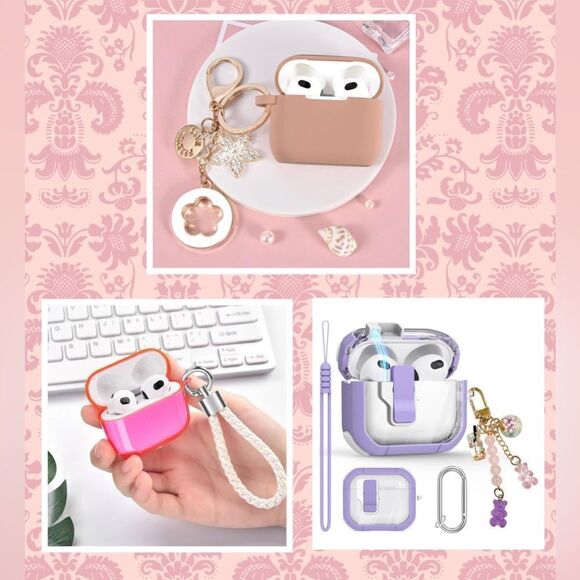 AirPods 3rd Generation Women’s Cases Bundle NWT Set Of 3 - Picture 1 of 7